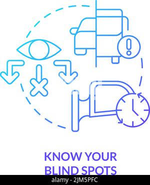 Know your blind spots concept icon Stock Vector Image &amp; Art - Alamy