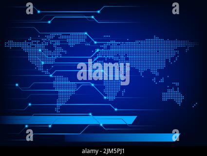 Highi Tech Network Graph graphics design Hitech technology connection network digital ...