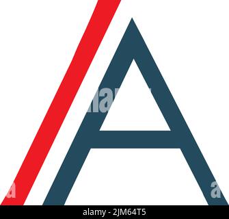 A letter intial logo design inspirartion Stock Vector