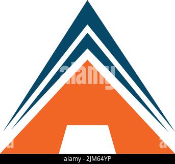 A letter intial logo design inspirartion Stock Vector