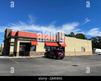 Augusta, Ga USA - 10 18 21: Dairy Queen fast food Hwy 25 side view Stock Photo