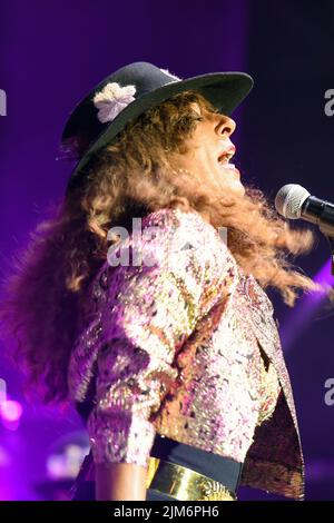 Spanish singer Rosario Flores performs onstage at The Fillmore Miami ...