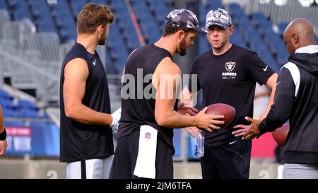 Canton, OH, USA. 4th Aug, 2022. Snoop Conner #24 during the Jacksonville  Jaguars vs Las Vegas Raiders Hall of Fame Game in Canton, OH. Jason  Pohuski/CSM/Alamy Live News Stock Photo - Alamy