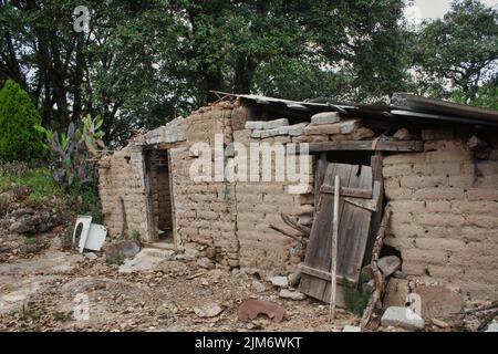 A Abandoned rural house in Mexico Stock Photo