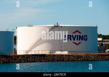 Charlottetown, Canada - August 10, 2016: Irving Oil is a chain of fuel stations across Canada headquartered in Saint John, NB Stock Photo