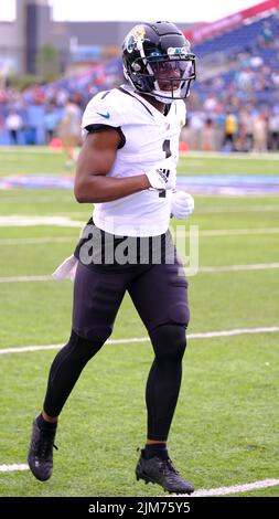 Travis Etienne Jr. 4th Aug, 2022. #1 during the Jacksonville Jaguars vs