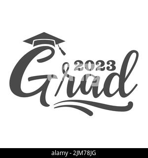 Class of 2023 Graduation - Graduating Senior Class of 2023 Stock Vector