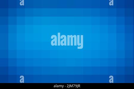 Vector blue background. Geometric texture from blue squares. Abstract pattern of square pixels. Creative design template for celebration and season Stock Vector
