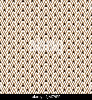 Seamless Circle black lines stripes vector background, abstract pattern Stock Vector