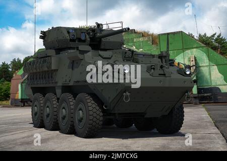 Stryker Armoured Combat Vehicle Stock Photo