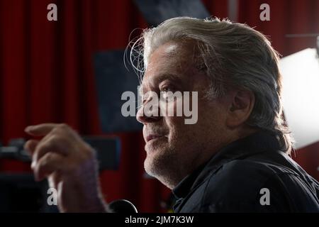 Dallas, TX - August 4, 2022: Steve Bannon attends CPAC Texas 2022 conference at Hilton Anatole Stock Photo