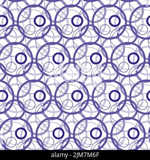 Colorful geometric seamless pattern circle soft angle geometric white background for design Stock Vector