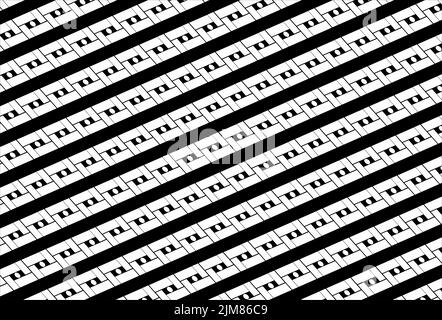 Japanese pattern vector, geometric pattern, architectural pattern Stock Vector