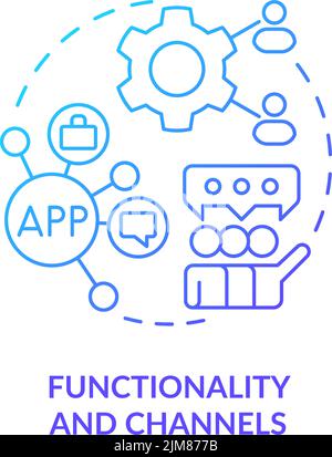 Functionality and channels concept icon Stock Vector Image & Art - Alamy