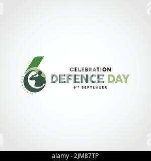 Celebration Defence Day of Pakistan, 6th September Stock Vector