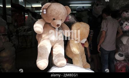 Teddy Bears for sale in Chinatown Bangkok Thailand Stock Photo