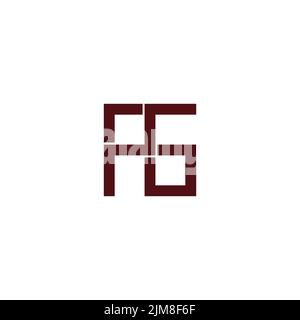 letter pg stairs design simple logo vector Stock Vector