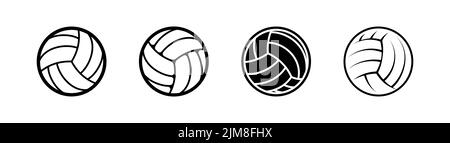 Volley Ball icon design element suitable for websites, print design or app Stock Vector