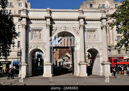 London Marble Arch Stock Photo