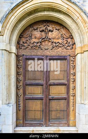 Codrington Library Door All Souls College Oxford U Stock Photo