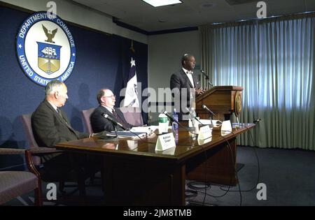 Minority Business Development Agency - CENSUS AND MBDA JOINT PRESS CONFERENCE Stock Photo