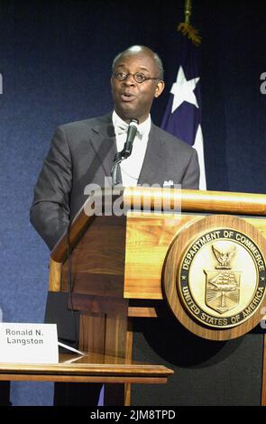 Minority Business Development Agency - CENSUS AND MBDA JOINT PRESS CONFERENCE Stock Photo