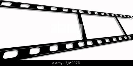 35mm Film frames Stock Photo