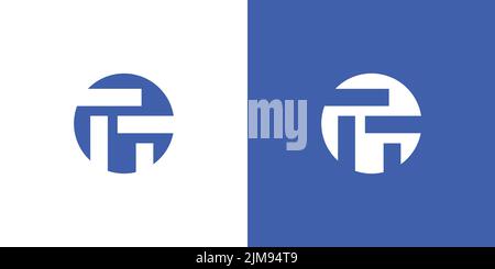 simple and modern TT letter initials logo design Stock Vector