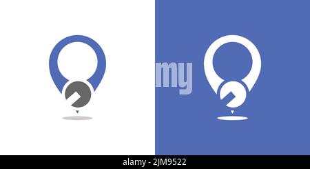 unique and modern mechanic go logo design Stock Vector