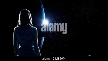 The universe within . Mixed media Stock Photo - Alamy