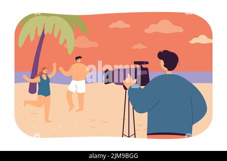 Woman posing on the beach Cut Out Stock Images & Pictures - Alamy