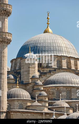 New mosque in Sultanahmet neighborhood. Istambul landmark, Turkey Stock Photo