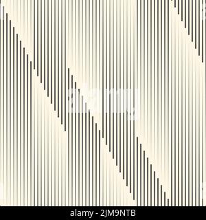 Seamless Striped Background. Vector Minimal Pattern. Monochrome Regular Texture Stock Vector