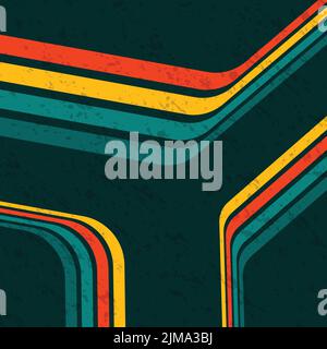 Retro lines trio Stock Vector