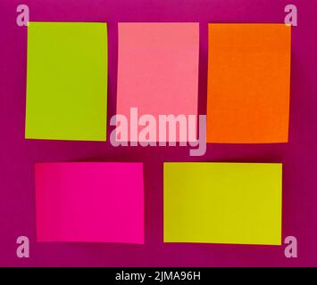Sticky notes Stock Photo