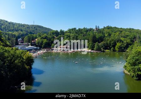 It is a mountain resort famous for spa treatments Stock Photo