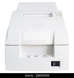 Termo printer front view isolated on the white background Stock Photo