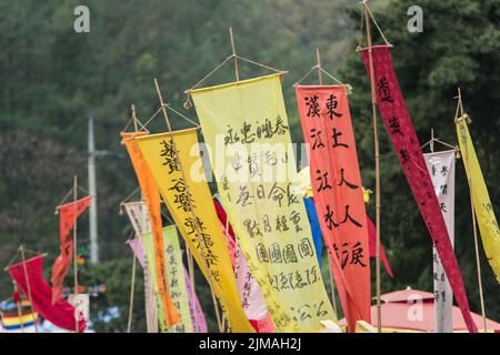 Gyeonggi-do, South Korea - April 22, 2016: Tributes, South Korea Traditional events for the deceased Stock Photo