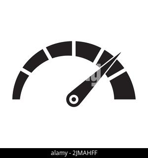Speedometer icon vector for graphic design, logo, website, social media, mobile app, UI illustration Stock Vector
