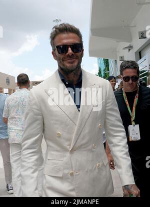 08.05.2022, Miami International Autodrome, Miami, FORMULA 1 CRYPTO.COM MIAMI GRAND PRIX ,im Bild Fussballstar David Beckham Stock Photo