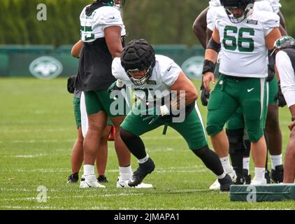 Philadelphia Eagles' T.J. Edwards, New York Jets' Nate Herbig and