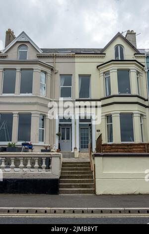 A vertical shot of a classy residential building Stock Photo