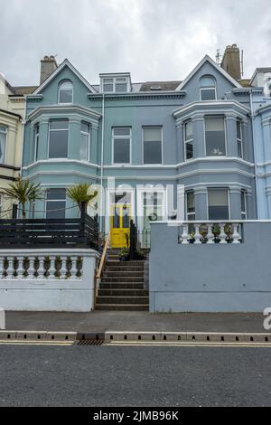 A vertical shot of a classy residential building Stock Photo