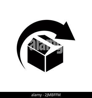 Gift delivery conceptual icon. Vector illustration. Stock Vector