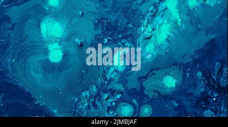 abstract acrylic paint background marbling effect Stock Photo