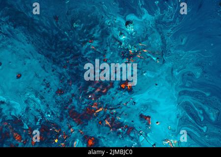 abstract paint background flowing waters pattern Stock Photo