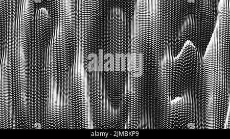 Thread Wave Vector Point wave vertical threads texture. Abstract dot background ...