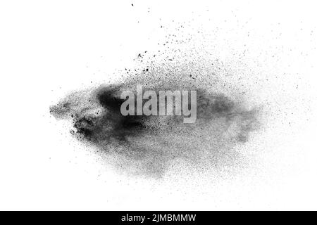 Abstract Dirty Creative Design Backdrop Element. Black And White dot Grunge Template. Dust particle Stock Photo