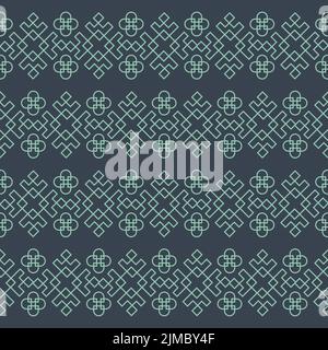 Traditional oriental patterns abstract geometric background. Minimal modern Korean style vector illustration. Design concept for Mid autumn festival Stock Vector