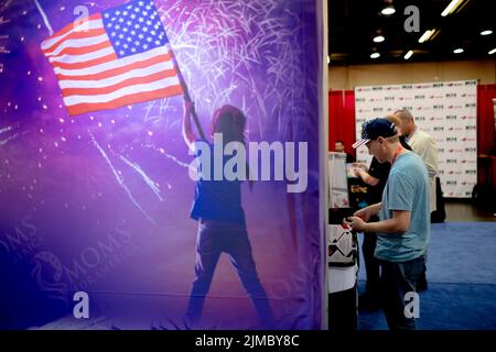 Dallas, Texas, USA. 5th Aug, 2022. The CPAC Texas 2022, 08/05/2022, in Dallas, Texas, hosted at the Hilton Anatole. (Credit Image: © Chris Rusanowsky/ZUMA Press Wire) Credit: ZUMA Press, Inc./Alamy Live News Stock Photo